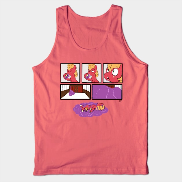 Big Macintosh tries a Grimace shake Tank Top by AmyNewBlue